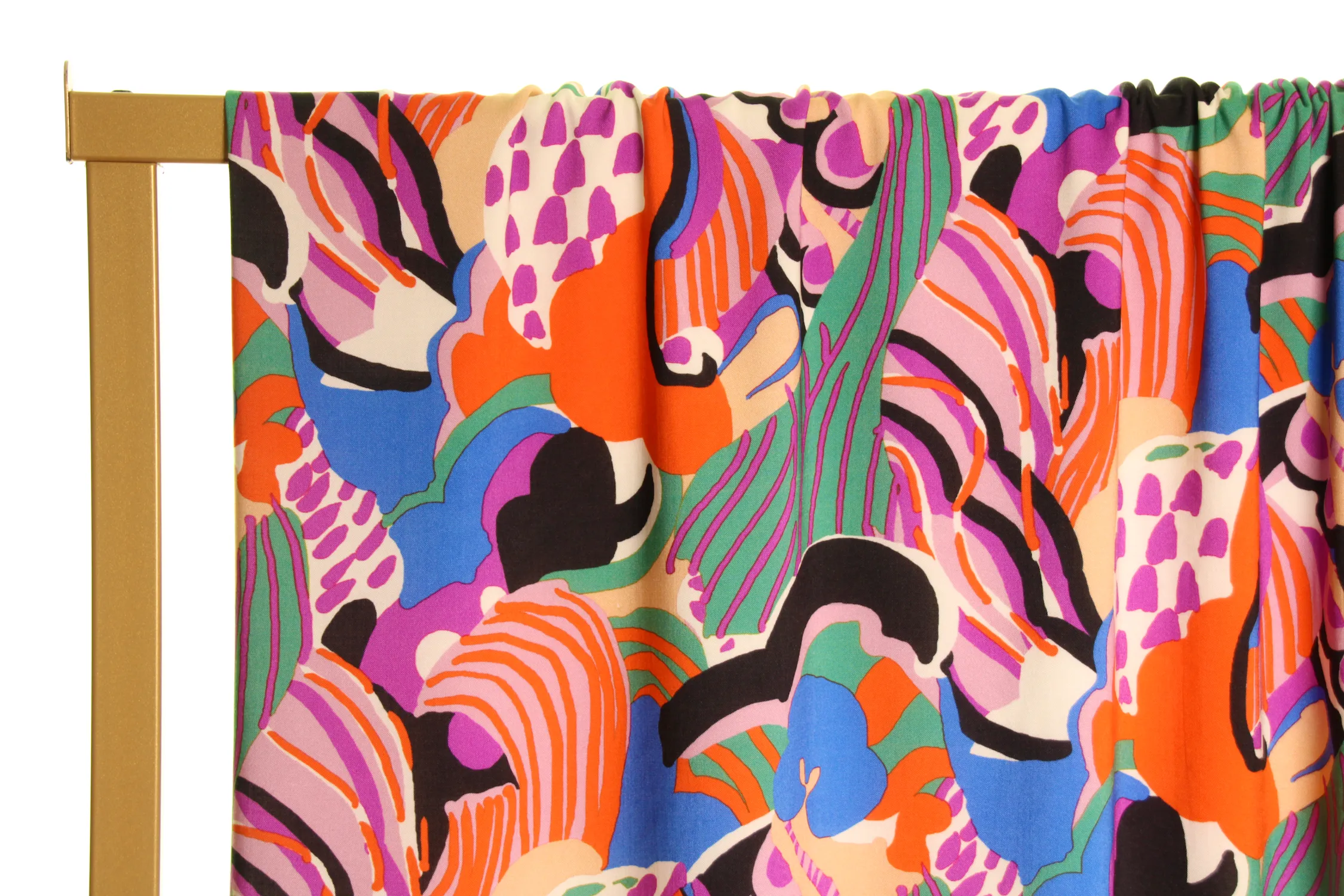 Viscose Colourful artistic print van Atelier Jupe